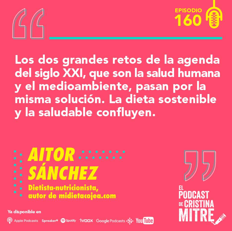 Aitor Sanchez sostenibilidad nutrición Cristina Mitre
