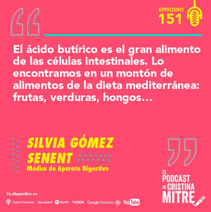 Microbiota Silvia Gómez Senent El podcast de Cristina Mitre