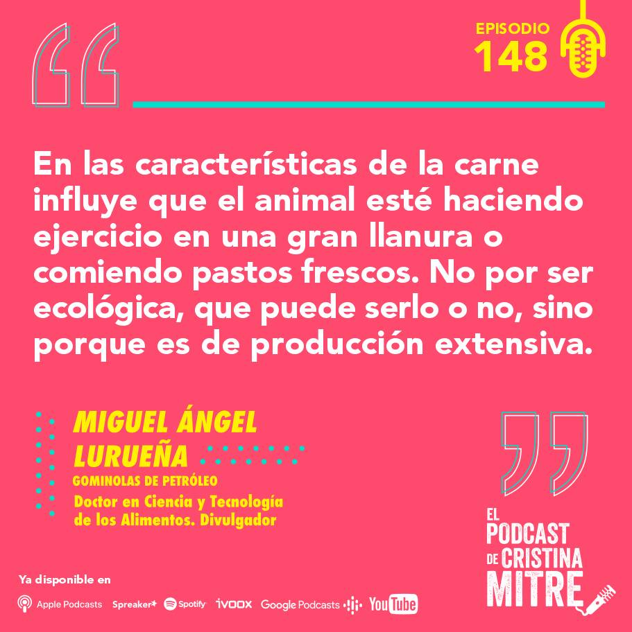 alimentos ecológicos El podcast de Cristina Mitre
