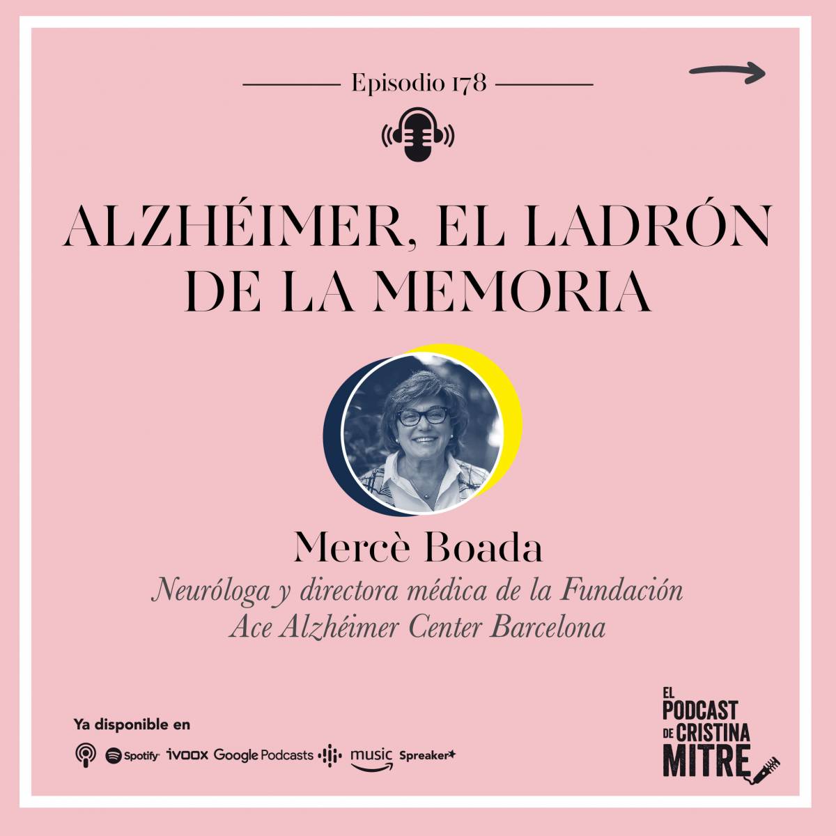 el podcast de cristina Mitre Mercé Boada Alzheimer