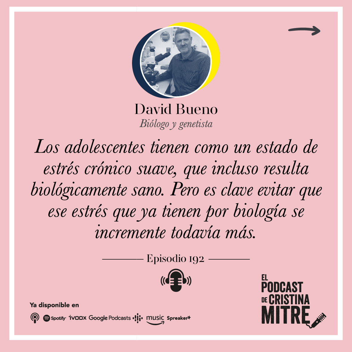 El Podcast de Cristina Mitre David Bueno adolescencia
