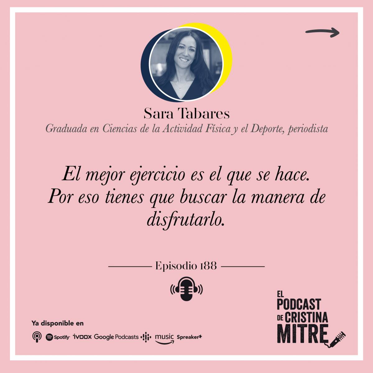 El podcast de Cristina Mitre Sara Tabares Entrenamiento
