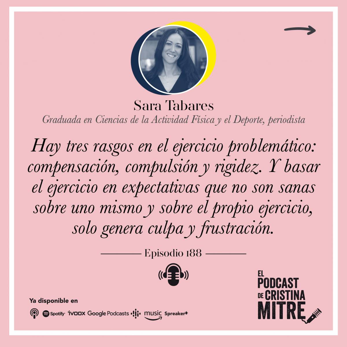 El podcast de Cristina Mitre Sara Tabares Masa grasa localizada