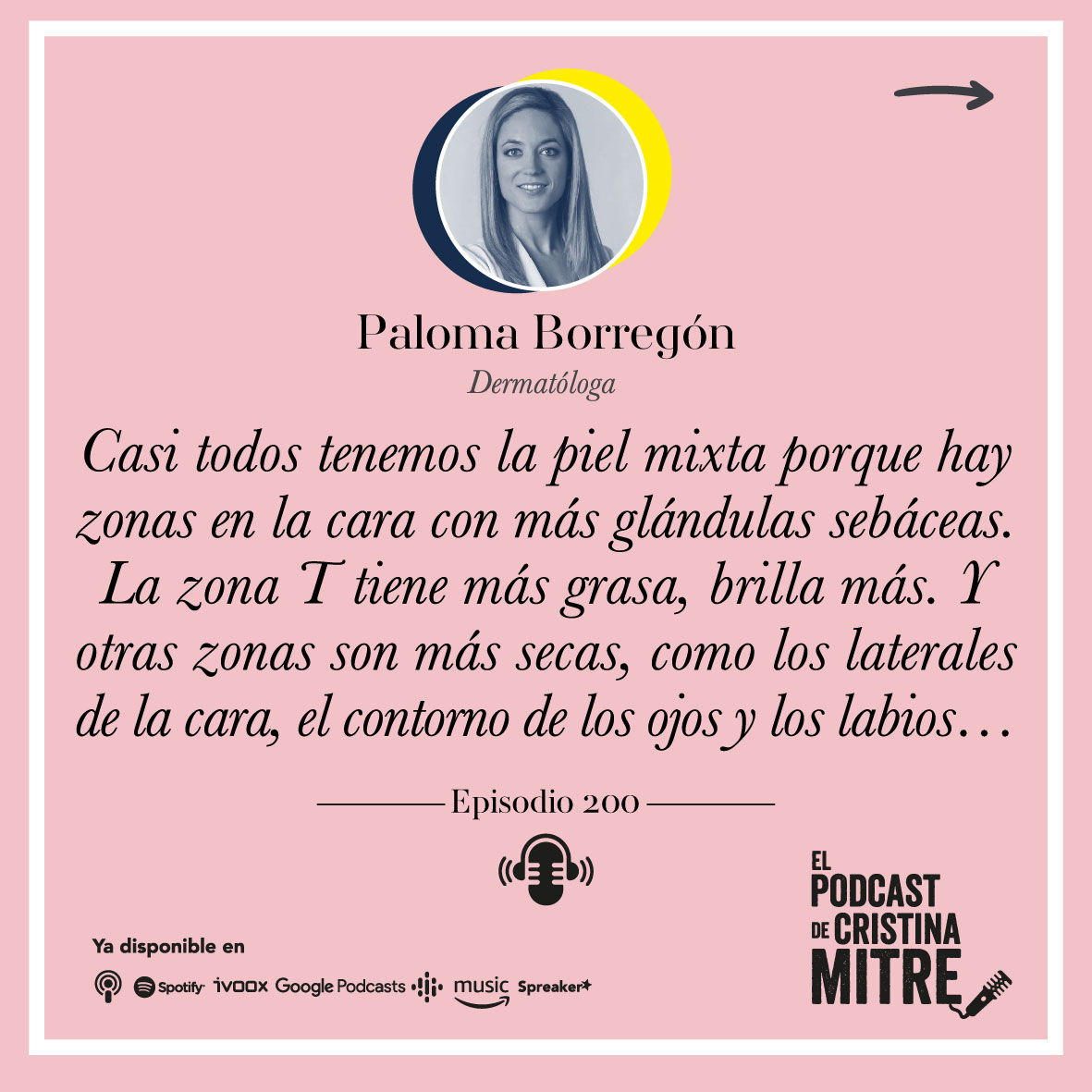 Podcast Cristina Mitre Paloma Borregon rutina cosmetica
