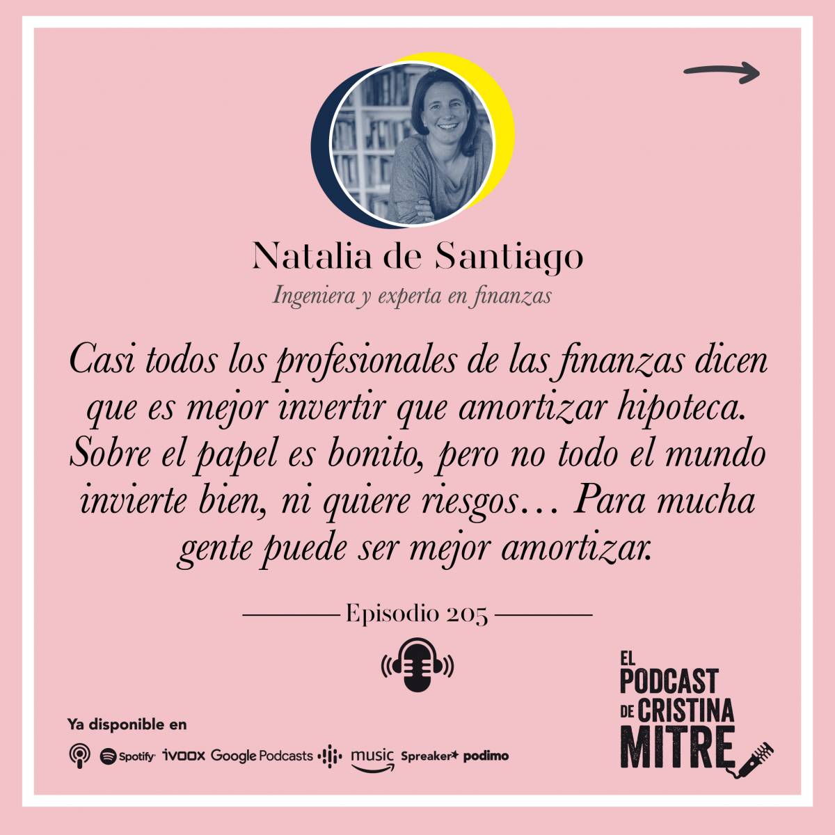 Podcast Cristina Mitre Natalia de Santiago finanzas