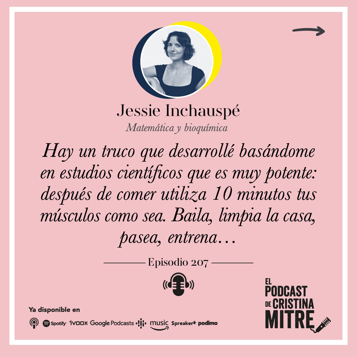 El podcast de Cristina Mitre Jessie Inchauspe dieta