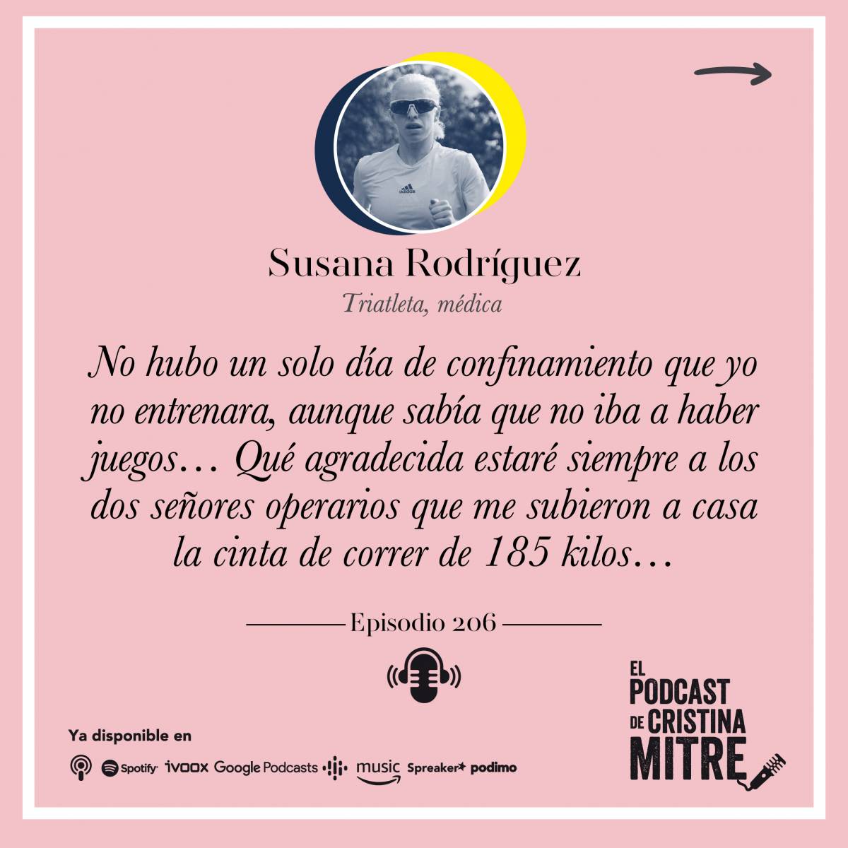 El Podcast de Cristina Mitre Susana Rodríguez Entrenar
