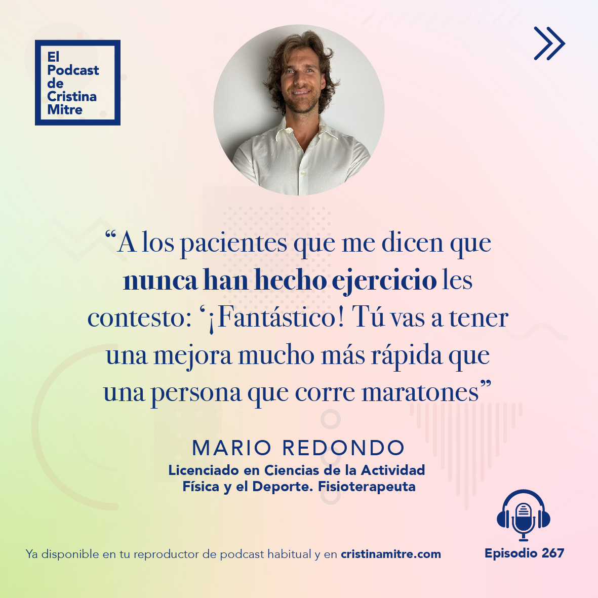 El podcast de Cristina Mitre Mario Redondo Huesos sanos