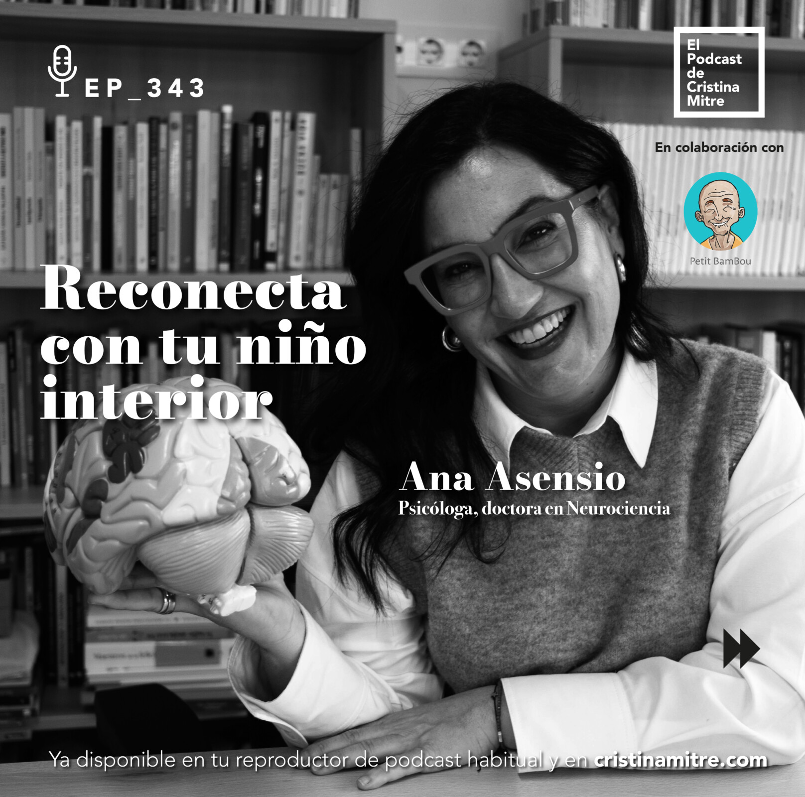 el podcast de Cristina Mitre Ana Asensio Niño interior