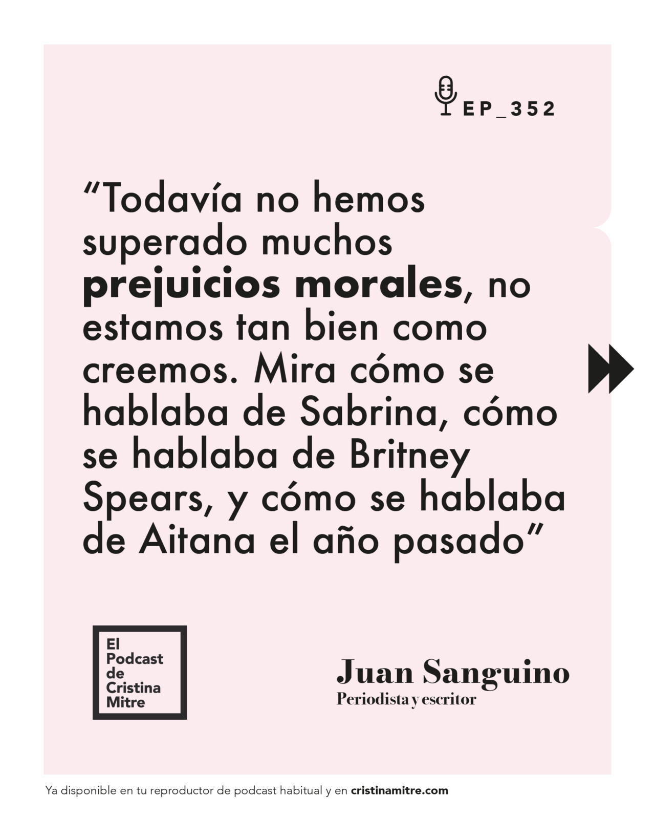 El podcast de Cristina Mitre Juan Sanguino Cultura Pop