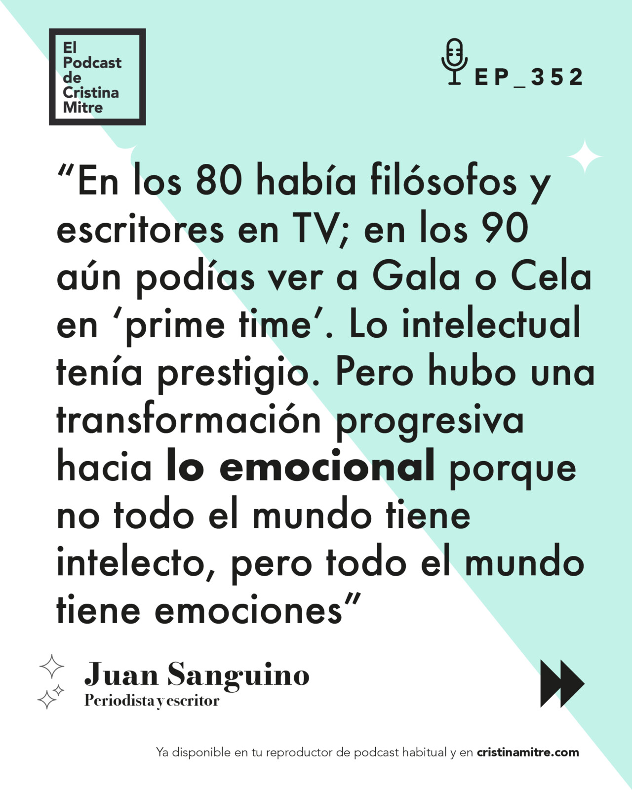 El podcast de Cristina Mitre Juan Sanguino Cultura Pop