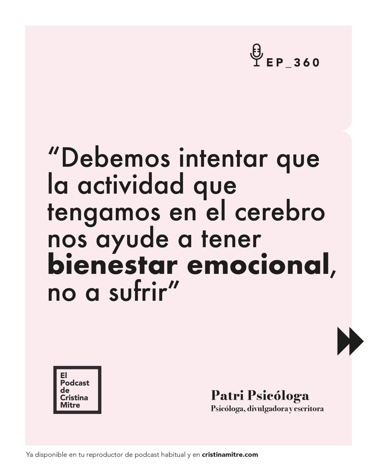 El podcast de Cristina Mitre Patri Psicóloga Ansiedad