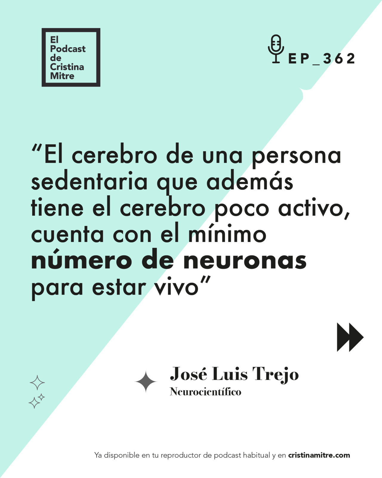 El podcast de Cristina Jose Luis Trejo Salud cerebral