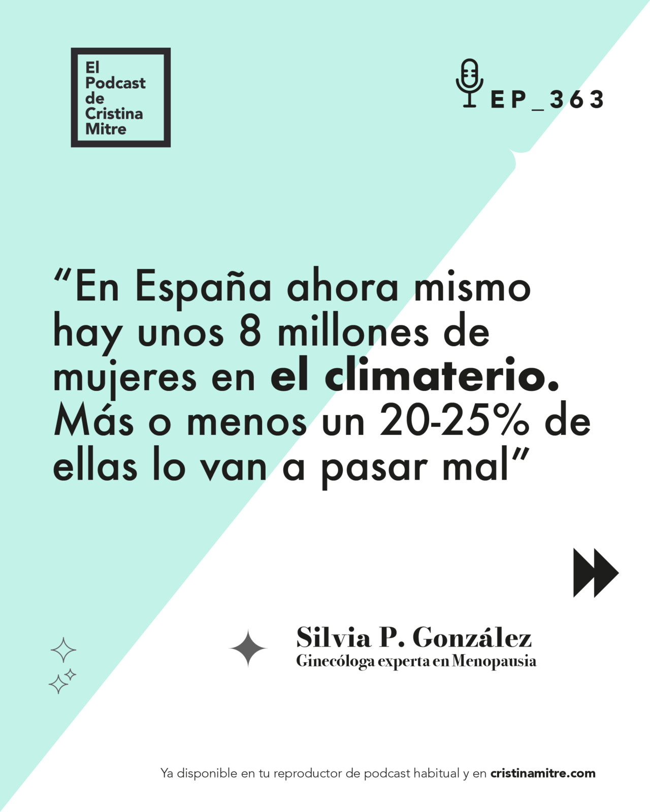 El podcast de Cristina Mitre Silvia P. González Terapia hormonal