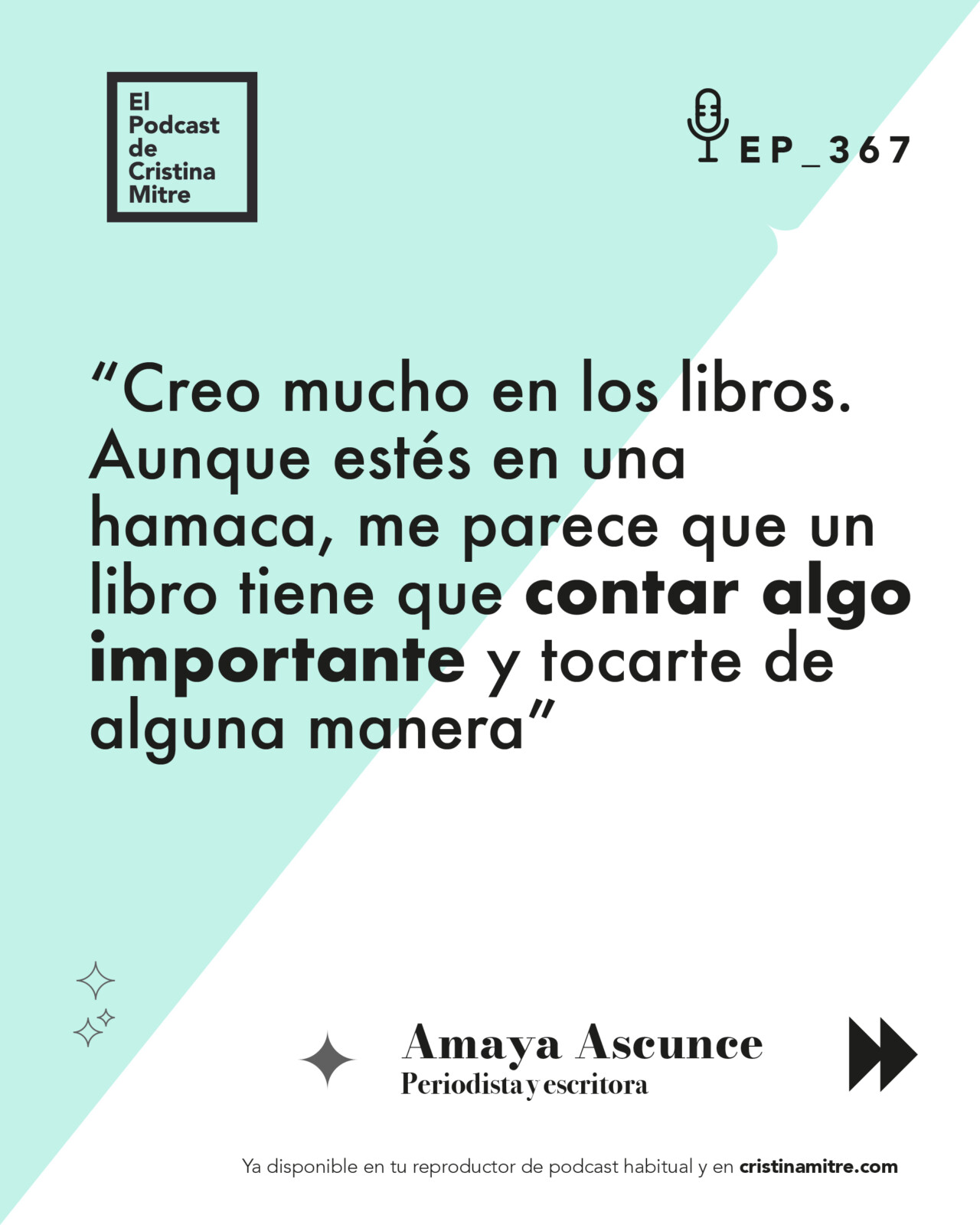 El podcast de Cristina Mitre Amaya Ascunce lecturas de verano